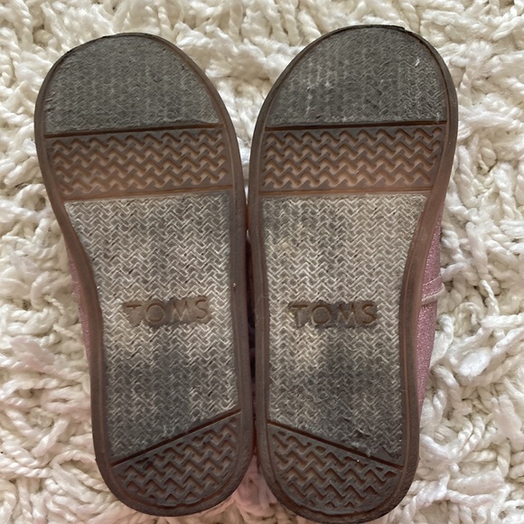 TOMS Sparkle Glitter Shoe Purple Pink Size 11 - Picture 12 of 12